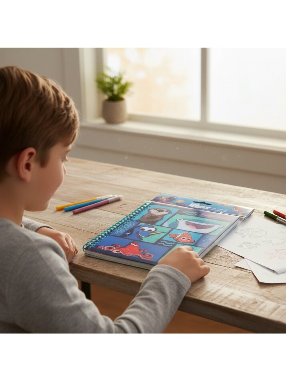 Disney Pixar Finding Dory Spiral 3D Journal For Kids With Colorful Characters